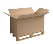 Palletdozen BC golf met laadklep 1180x780x1080mm Halve pallet Palletdozen BC golf met laadklep 1180x780x1080mm Halve pallet